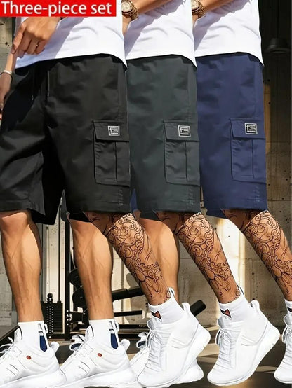 Casual Cargo Shorts Pack of 3