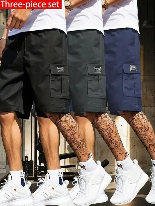 Casual Cargo Shorts Pack of 3